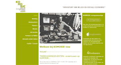 Desktop Screenshot of komosie.be